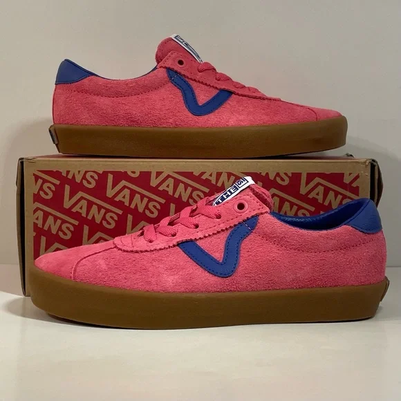 💘 [BRAND NEW] VANS SPORT LOW BAMBINO HONEYSUCKLE WOMENS SIZE 6.5 SNEAKERS 💘 - Picture 2 of 8